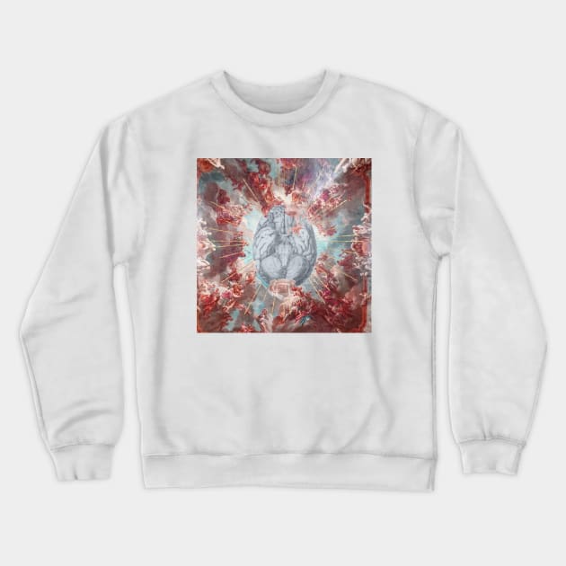 Pale blue dot Crewneck Sweatshirt by FormsMostBeautiful